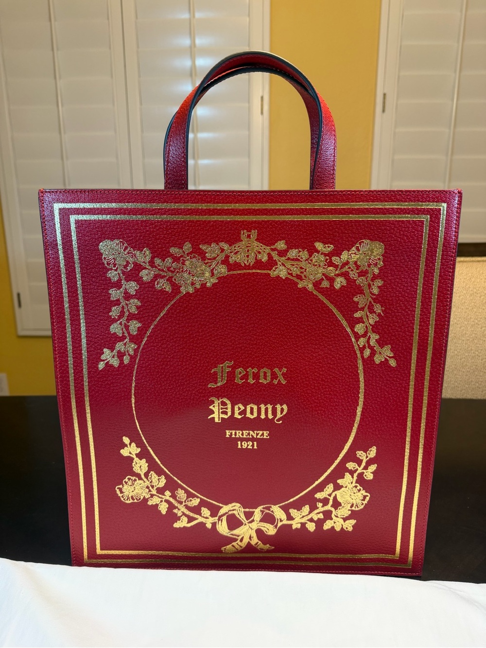 New Authentic Gucci Garden Collection Leather Shoulder Tote Bag Limited Edition - Picture 7 of 16